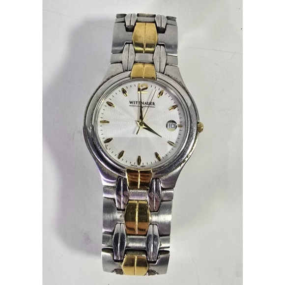 Men's Wittnauer Two Tone quartz Watch with Saphire crystal, No Battery - Picture 1 of 4